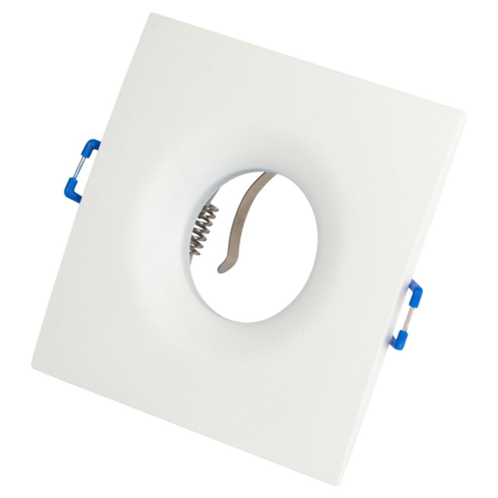 Светильник встраиваемый алюминиевый ЭРА KL104 WH под лампу MR16 GU5.3 белый | Алюминиевые встраиваемые светильники