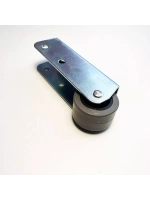 Опора колесная 362 с резиновым колесом D38 мм, 2 шт