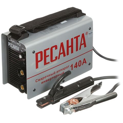 Сварочный аппарат инверт, Ресанта, САИ-140, 4.4 кВт, 140 А, электрод
