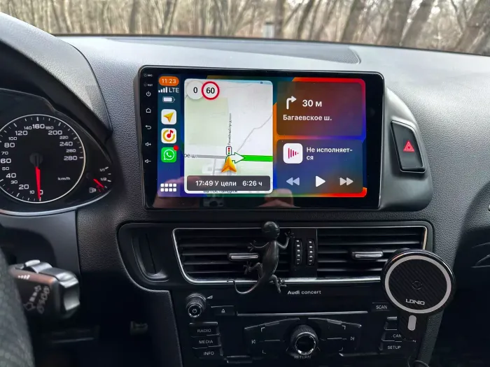 Магнитола для Audi Q5 8R 2008-2016 с джойстиком MMI - Teyes CC3 монитор 9" QLED на Android 10, Быстрая, CarPlay, 4G SIM-слот