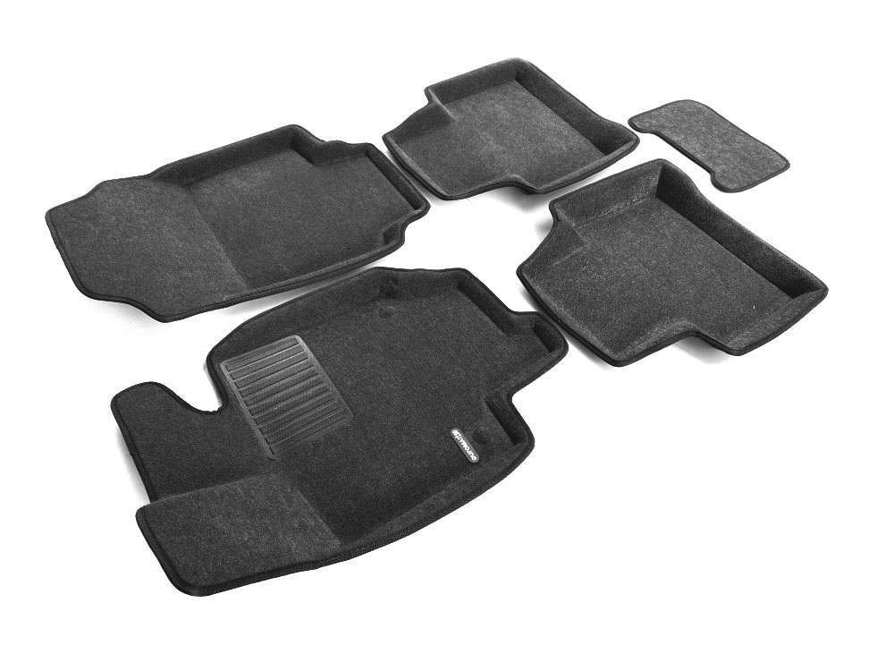 Коврики салона для TOYOTA RAV 4 (2019-) Euromat 3D Business серые. Арт. EMC3D-005105G