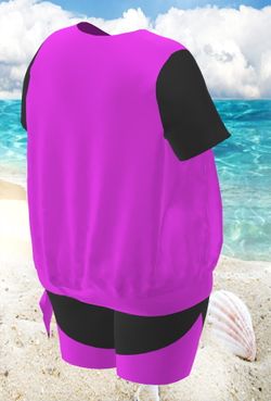 Купальный костюм 17240-17177 неоновый розовый