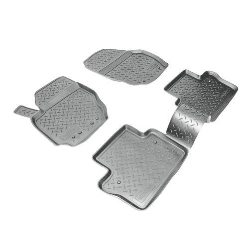 Ковры в салон Norplast/Unidec для Volvo S80 (2006-)Полиуретан,Серый, арт.NPL-Po-96-81-G