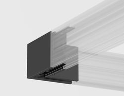 Ambrella Коннектор угловой 90° для накладного шинопровода Magnetic standard 48V 10mm Track System GL1961