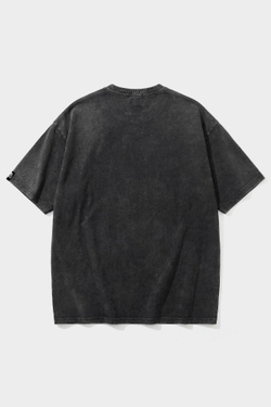 Футболка SHMOT "LILUZIVERT" GARMENT DYE Черный