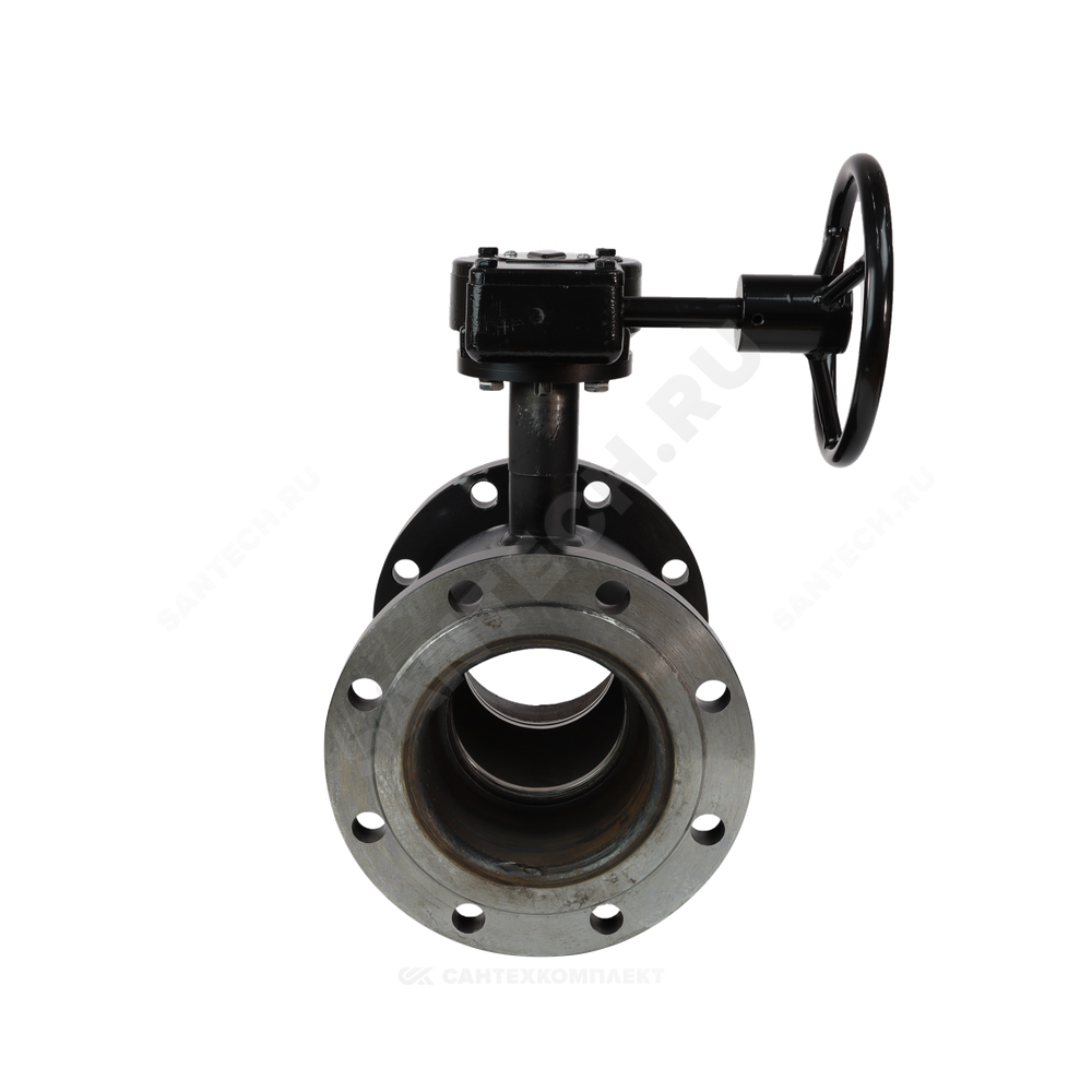 Кран шаровой сталь 09Г2С Ballomax КШТ 61.103 Ду 300 Ру16 фл L=632мм с редуктором BROEN КШТ 61.103.300.Р.16