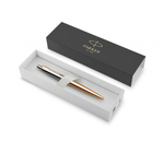 Шариковая ручка Parker Jotter 70th Anniversary St.Stee Gold GT, стержень: Mblue
