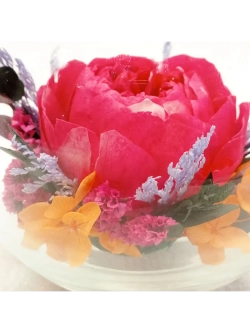 натуральный пион в стекле, вакуум*