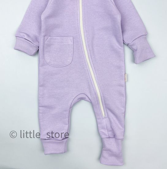 Комбинезон из футера "Simple" Лаванда