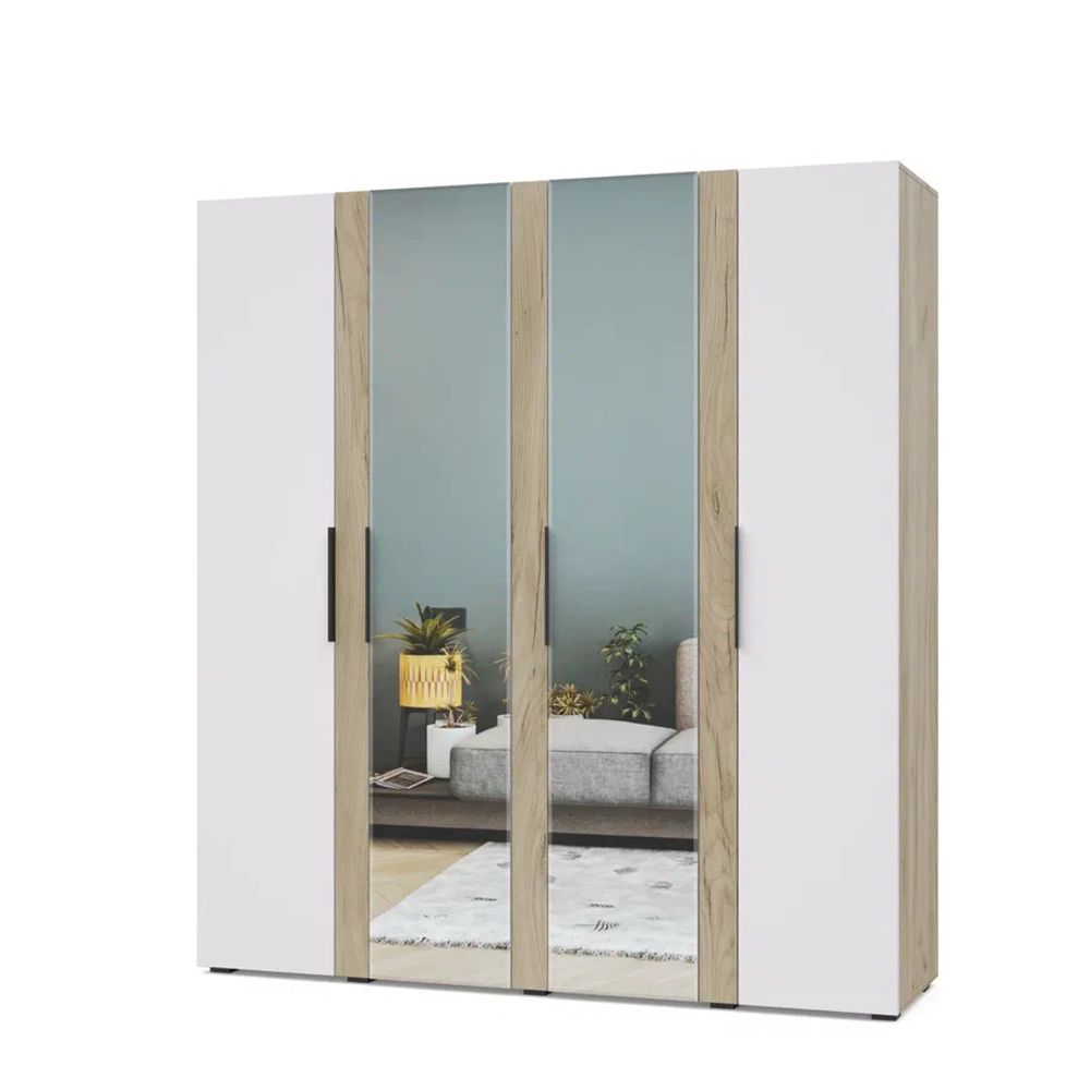 Шкаф четырехстворчатый "Пандора" П42 (2 зеркала), ЛДСП, МОДЕРИУМ, г. Ижевск