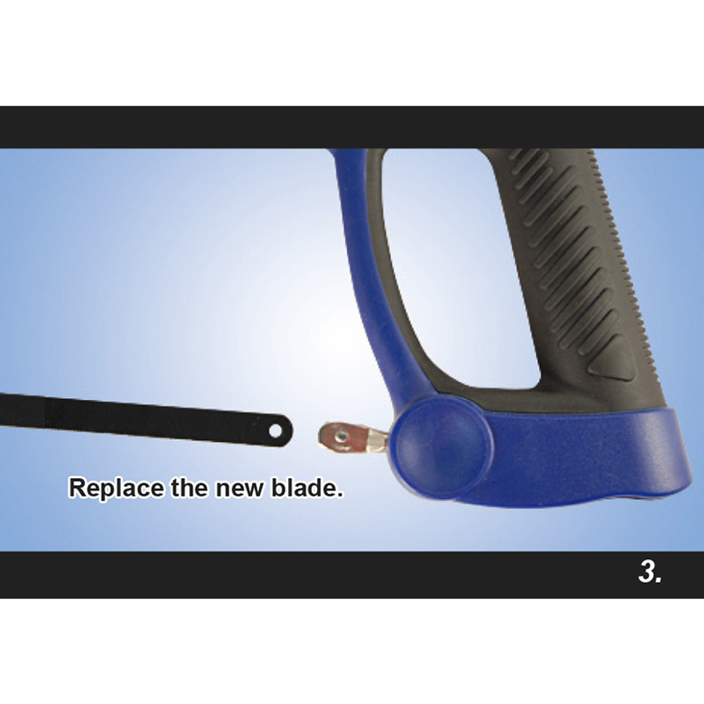 KING TONY (7921-12) Ножовка по металлу 300 мм, с изменяемым углом