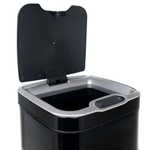 Ведро для мусора сенсорное, квадрат, Foodatlas JAH-6511, 15 л (черный)