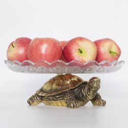 Фруктовница-конфетница Черепаха - 7 Бронза