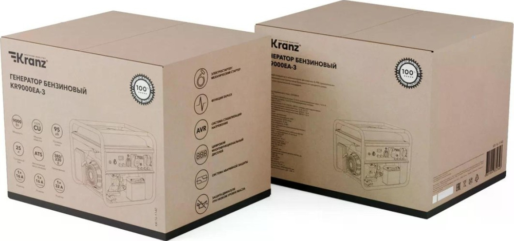 Генератор бензиновый Kranz KR 9000EA-3 KR-16-1140