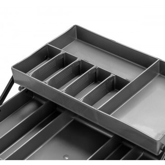 Ящик для инструментов Helios двухполочный зеленый