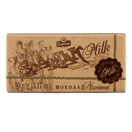 Шоколад "Спартак" 85г. молочный