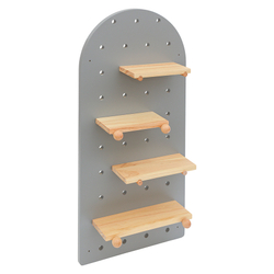 Полка настенная 38х80см Bergenson Bjorn Shely светло-серая