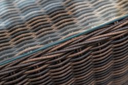 "Капучино" лаунж-зона из искусственного ротанга, цвет коричневый