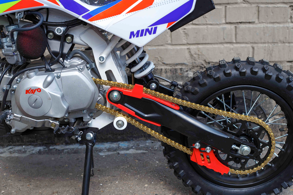 Питбайк KAYO MINI YX125EM 14/12 (механ. сцепл., эл. стартер)