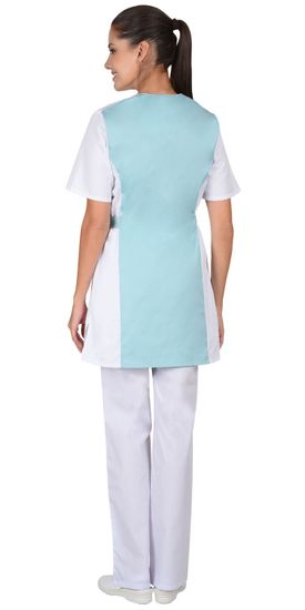 Блуза женская "Сириус-Милана" (мята/белый)