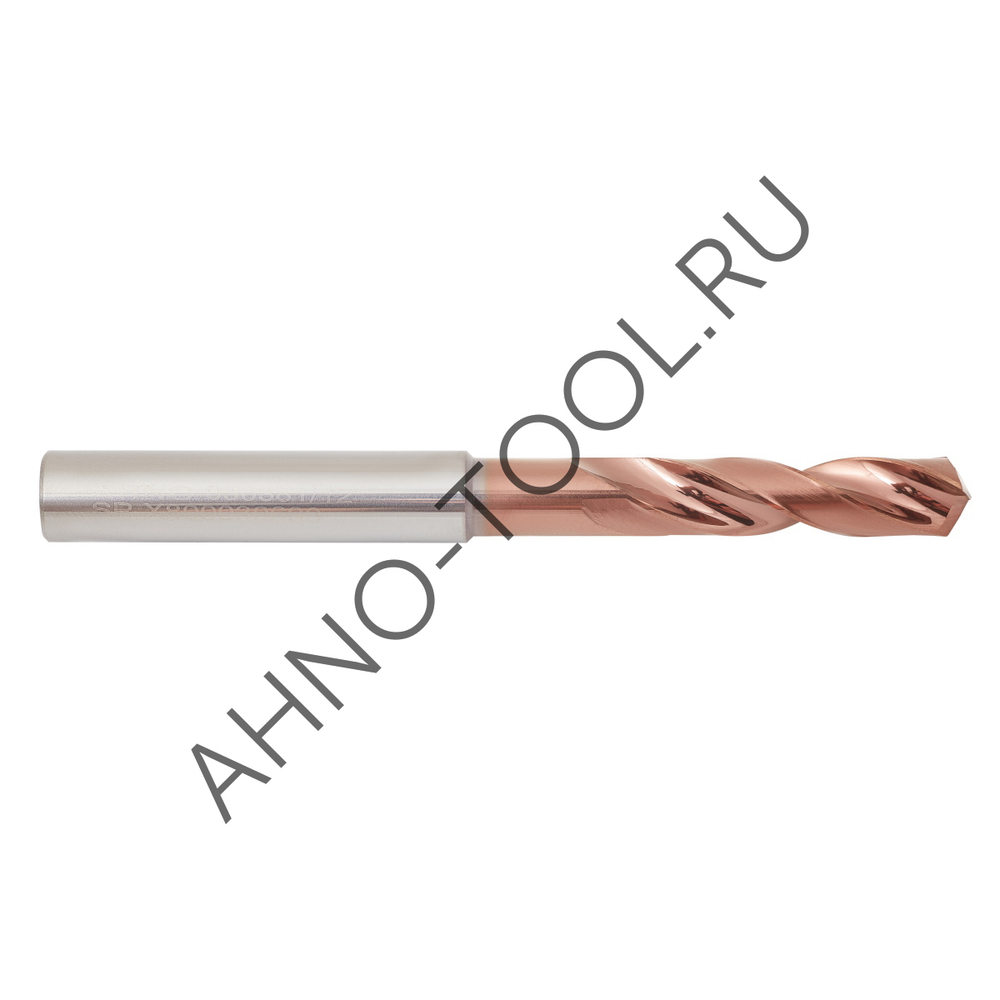 Сверло  6.9мм  твердосплавное 3D без подвода СОЖ. SP-X800030690 VHM AHNO по стали, чугуну, нерж. и ж