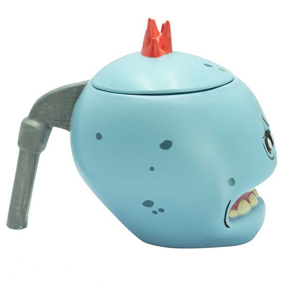 3D кружка с крышкой Rick & Morty, Рик и Морти. Mr. Meeseeks 450 ml ABYMUG675