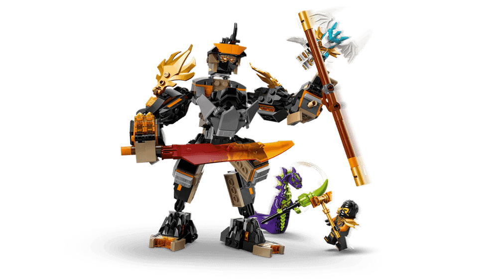Конструктор LEGO Ninjago 71854 Cole's Mission Mech & Dragon Zane