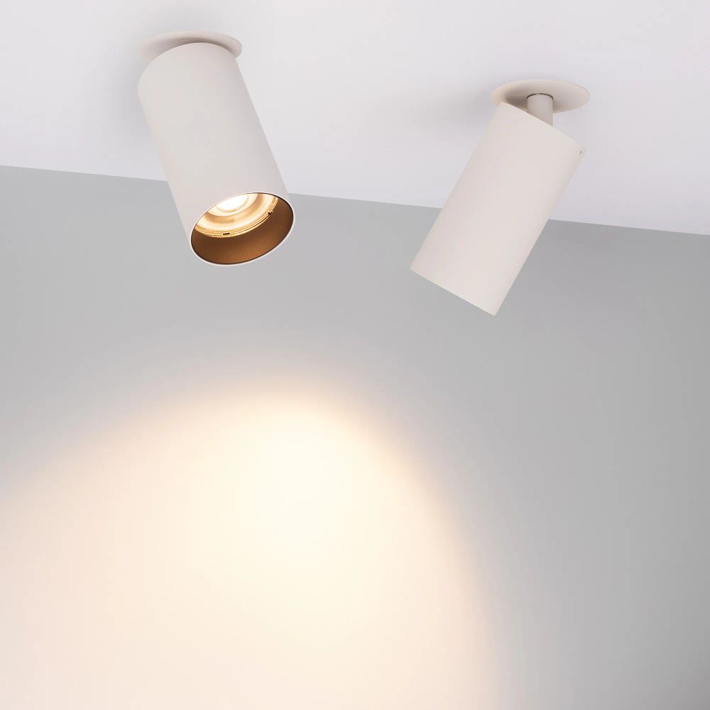 Светильник SP-GABI-BUILT-FLAP-R60-12W Warm3000 (WH, 60 deg, 230V) (Arlight, IP40 Металл, 5 лет) 052357