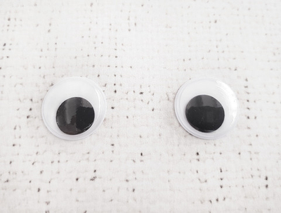 Глаза бегающие клеевые, d 30 мм