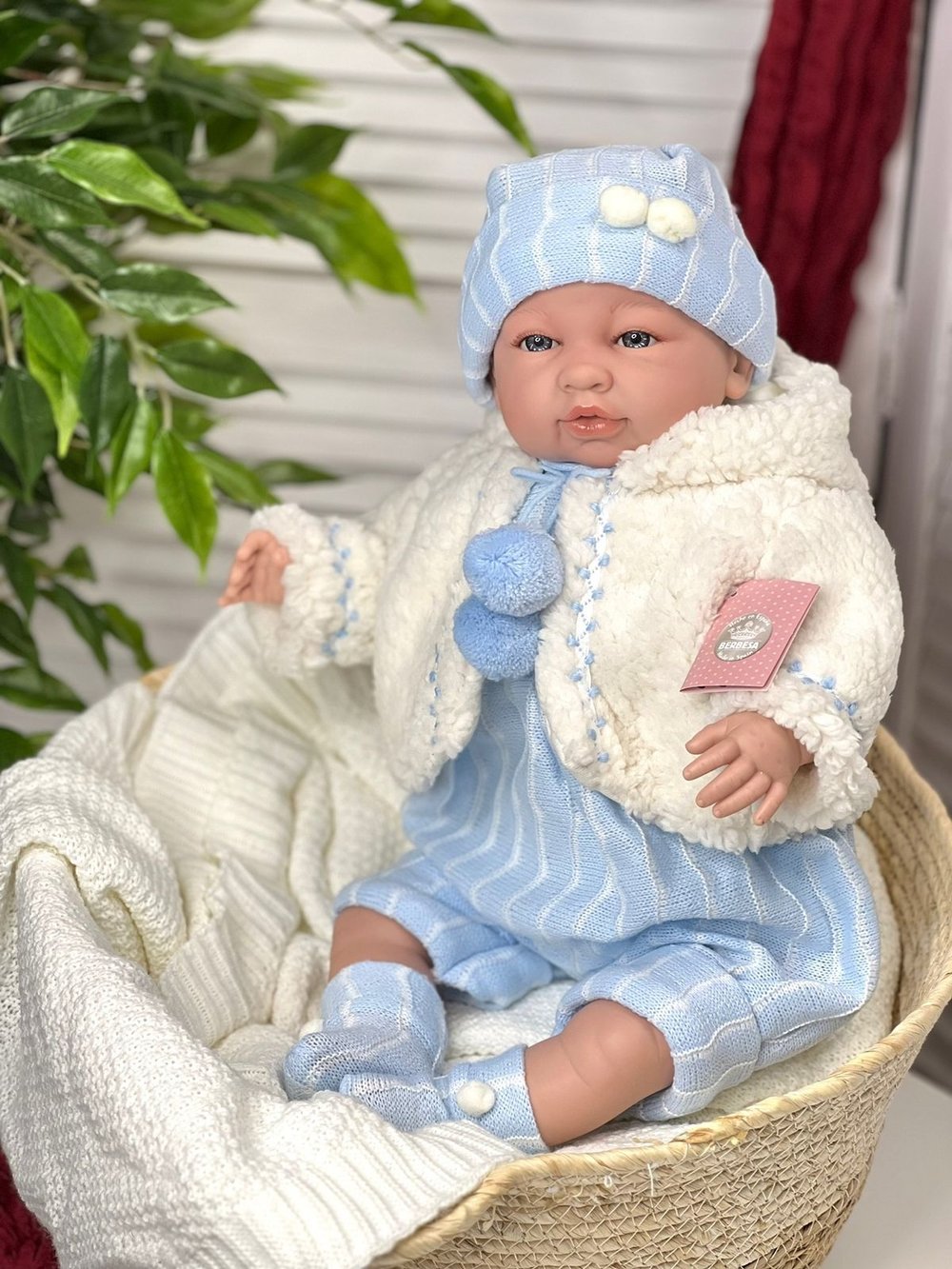 Кукла Berbesa мягконабивная 50см SAORO в пакете (5203K)