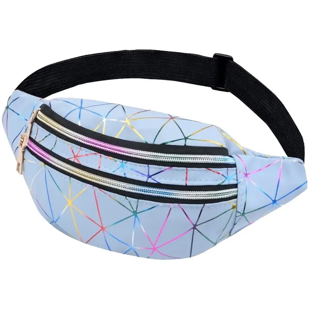 Сумка на пояс «Harizma», цвет голубой, 31*12 см