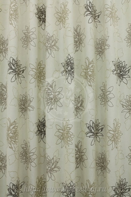 Штора для гостиной: Фелиса (S062-1) - 200х260 см. - бежево-коричневый