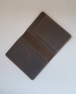 Портмоне для документов Бумажник кожаный Обложка для документов Кошелек КожаноFF