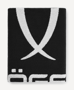 Полотенце спортивное ESSENTIAL Towel L, 70х140, черный/белый