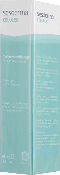 Sesderma CELULEX Abdomen and hips gel - Гель-липолитик для живота и бедер, 100 мл