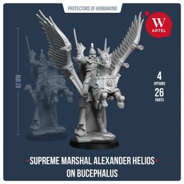 Миниатюра Supreme Marshal Alexander Helios on Bucephalus
