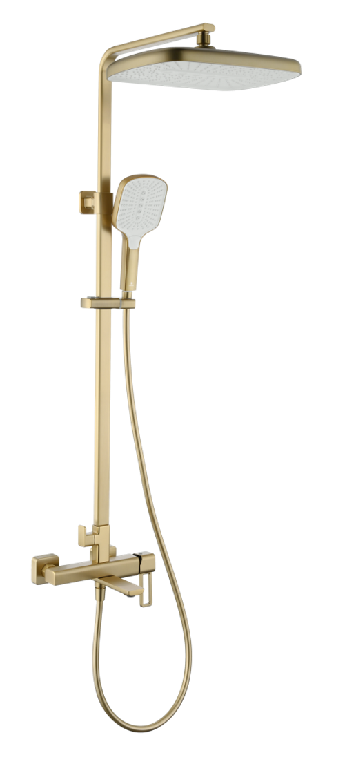 12163-S Душевая система (Мат. Золото) GANZER (5/1шт)