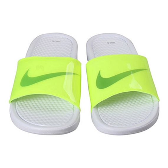 Nike Benassi JDI Print 'Fluorescent Yellow'