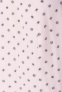 Блузка женская 4132ВПА, бежевый алфавит #176Бал094132ВП