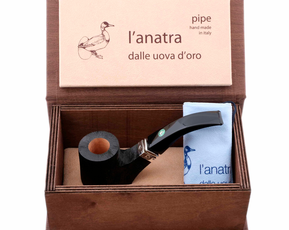 Курительная трубка L’Anatra Poker Pettinata, в шкатулке L013-1