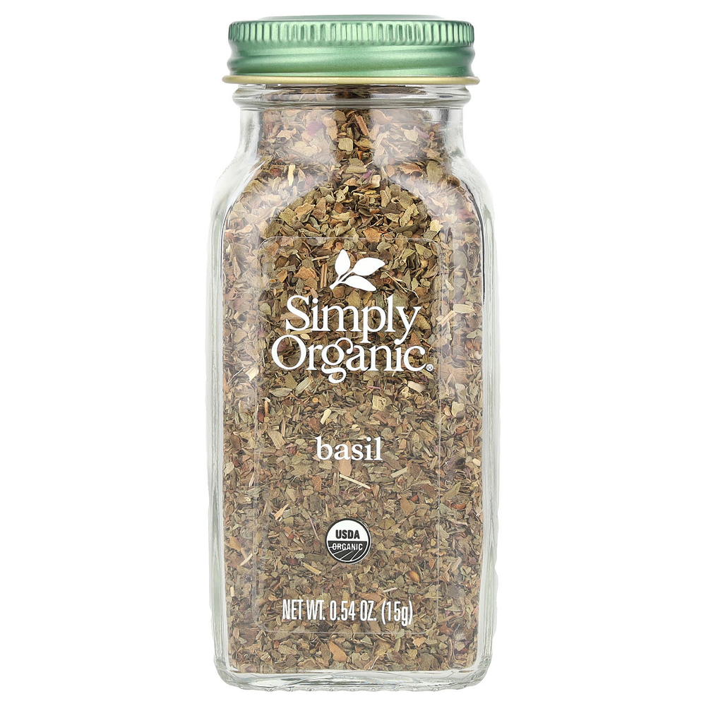 Simply Organic, Базилик, 15 г (0,54 унции)