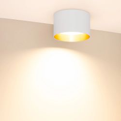 Светильник SP-BISCOTTO-R140-15W Warm3300-MIX (WH-GD, 80 deg, 230V) (Arlight, IP54 Металл, 5 лет) 054915