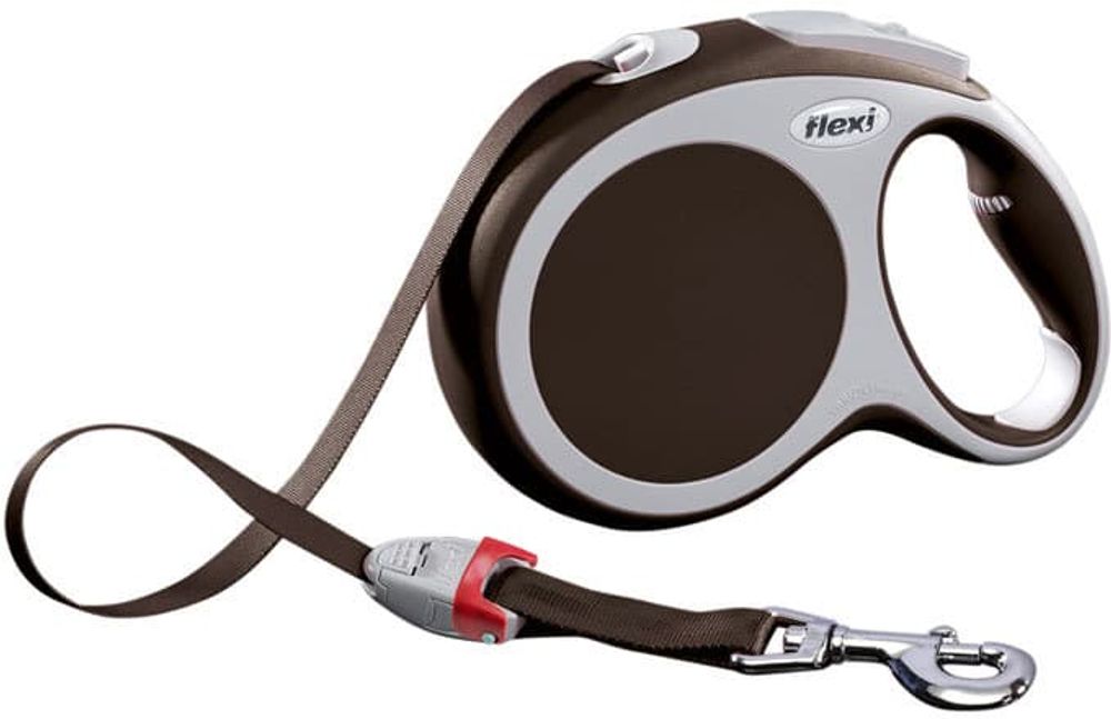 FLEXI рулетка Vario Compact L (до 50 кг) лента 8 м коричневая