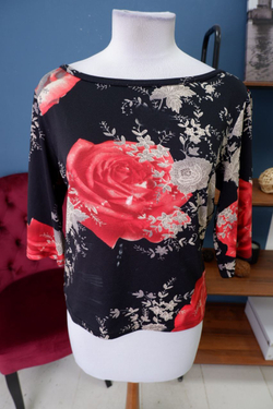 Джемпер Deffi с принтом 44 размер