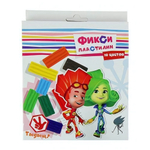 Пластилин классический "Фиксики" 10 цветов, 200 гр, со стеком (Центрум)