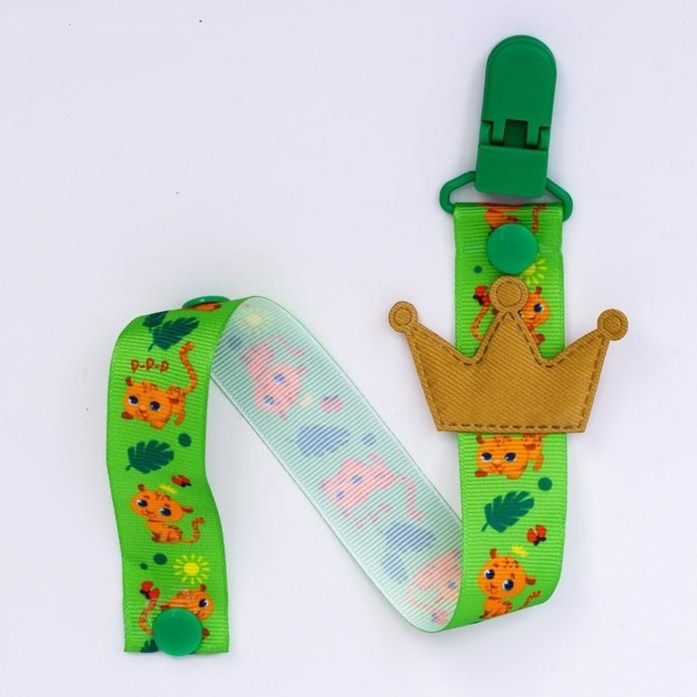 4733702 Держатель для пустышки «ТРЕНД. Леопард», на ленте