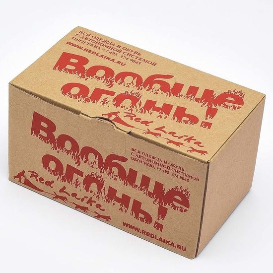 Носки с регулируемым подогревом RedLaika на аккумуляторах, RL-N-04, чёрные