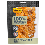 Лакомство для собак Мнямс Кроличьи уши, 450 г