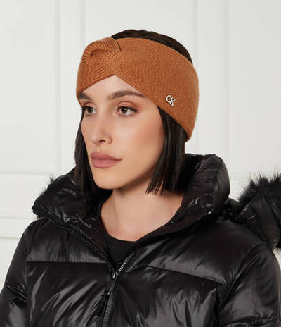 Хлопковая повязка Calvin Klein - коричневый(K60K612591)