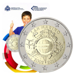 San Marino 2 Euro 2012 – 10th Anniversary of Euro Circulation (BU)